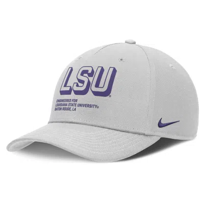 Nike Lsu On-field Primetime Rise  Men's College Adjustable Hat In Gray