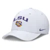 Nike Men's White Lsu Tigers 2025 On-field Rise Performance Flex Hat In White