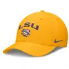 Nike Lsu On-field Rise Swoosh  Men's Dri-fit College Hat In Yellow