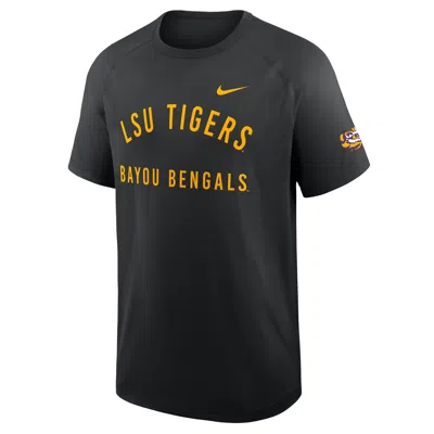 NIKE LSU PREMIUM PERFORMANCE  MEN'S DRI-FIT COLLEGE T-SHIRT,1015865511