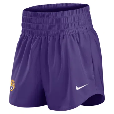 Nike Lsu Primary Logo One  Women's Dri-fit College Shorts In Purple