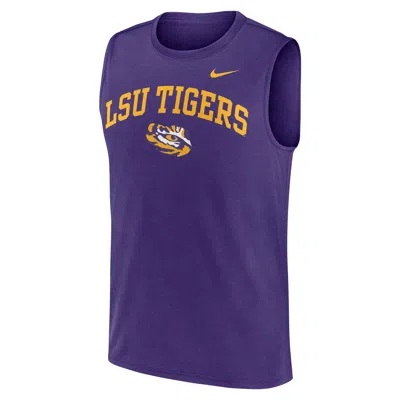 Nike Lsu Primetime Arch Legend  Men's Dri-fit College Muscle Tank Top In Multi