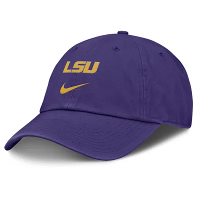 Nike Lsu Primetime Club  Men's College Adjustable Hat In Blue