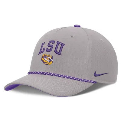Nike Lsu Primetime Rise Rope  Unisex College Adjustable Hat In Gray