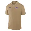 Nike Lsu Primetime Victory Primary Logo  Men's Dri-fit College Polo In Brown