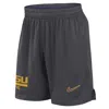 Nike Lsu Sideline  Men's Dri-fit College Shorts In Gray