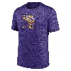 Nike Lsu Tigers Campus Center Block Velocity  Men's Dri-fit College T-shirt In Purple