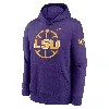 Nike Lsu Tigers Club Basketball Icon  Men's College Pullover Hoodie In Purple