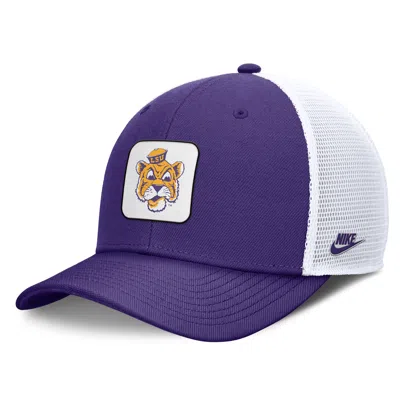 Nike Lsu Tigers Legacy Rise Mascot  Unisex College Trucker Adjustable Hat In Blue
