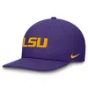 Nike Purple Lsu Tigers On-field Pro Bill Snapback Hat In Purple