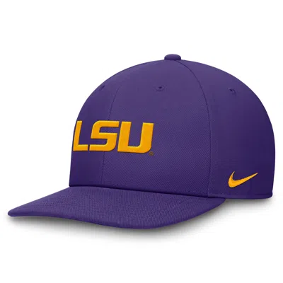 Nike Purple Lsu Tigers On-field Pro Bill Snapback Hat