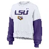 Nike Lsu Tigers Primetime  Women's College Pullover Crew In White
