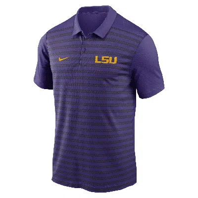Nike Lsu Tigers Sideline Victory  Men's Dri-fit College Polo In Purple