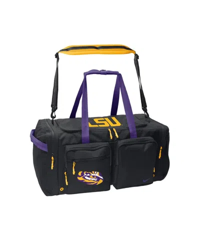 Nike Lsu Tigers Utility Power Duffelâ Bag In Black