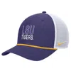 Nike Lsu  Unisex College Snapback Trucker Hat In Purple