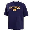 Nike Lsu  Women's College Boxy T-shirt In Purple