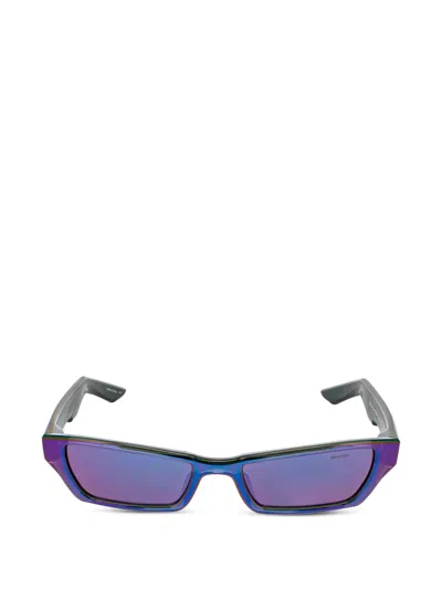 Nike Lucent Boost Rectangle-frame Sunglasses In Purple