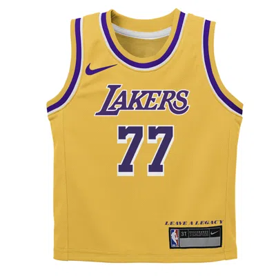 Nike Babies' Luka Doncic Los Angeles Lakers Icon Edition Toddler  Nba Replica Jersey In Brown