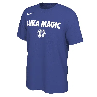 Nike Luka Donäiä Dallas Mavericks  Men's Nba T-shirt In Blue