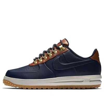 Nike Lunar Force 1 Duckboot Low 'obsidian' In Black