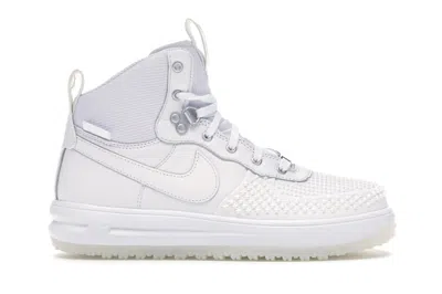 Pre-owned Nike Lunar Force 1 Duckboot Sneakers In White