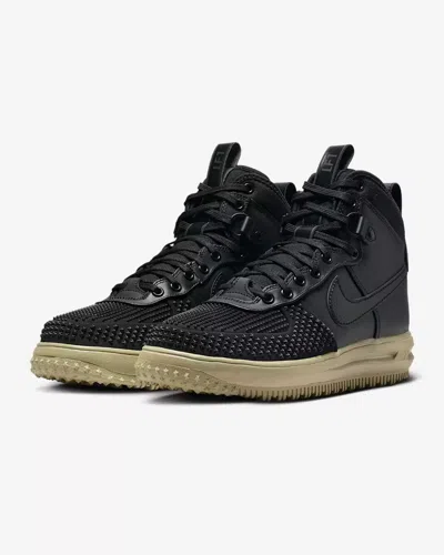 Nike Lunar Force 1 Dz5320-001 Men's 7 Black Leather Winterized Duckboot Rhs3761