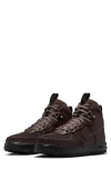 Nike Lunar Force 1 Lace-up Boot In Baroque Brown/black/silver