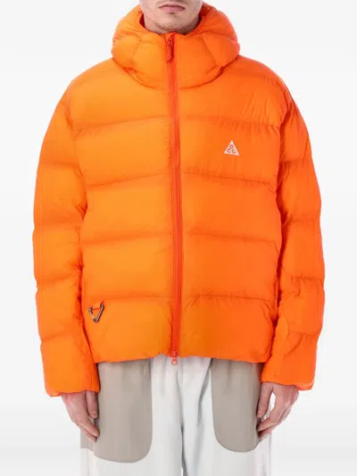 Nike Lunar Puffer Jacket In Orange