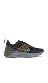 Nike Lunar Roam In Black  Iron  Smoke Grey  & Laser Orange