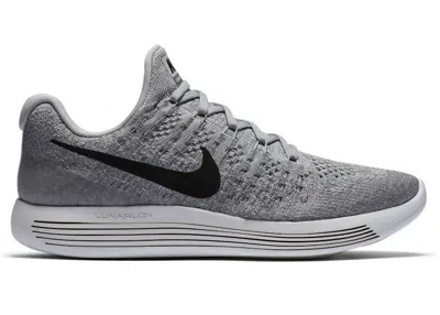 Pre-owned Nike Lunarepic Low Flyknit 2 (women's) Sneakers In Wolf Grey/black/cool Grey