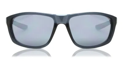 Nike Lynk Fd1806 021 Men's Sunglasses Grey Size 57 In Blue