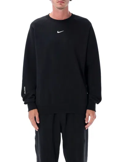 Nike M Nrg Nocta Cs Crew Flc In Black