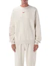 Nike Nocta Fleece Cs Crewneck Sweatshirt In Neutral
