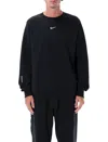 Nike M Nrg Nocta Cs Crew Flc In Black