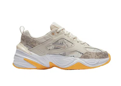 Pre-owned Nike M2k Tekno Moon Particle (women's) Sneakers In Light Orewood Brown/white/laser Orange In Multi