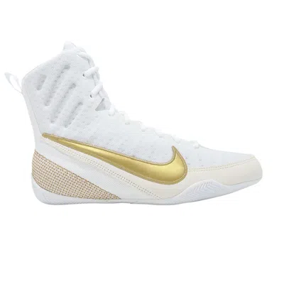 Pre-owned Nike Machomai 3 'white Metallic Gold' | Men's Size 8