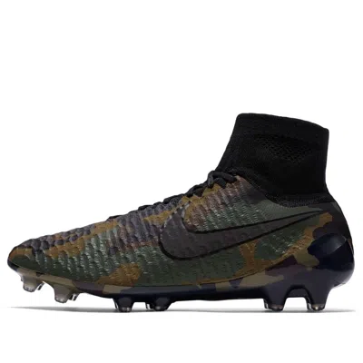 Nike Magista Obra 2 Fg 'olive Camo' In Black