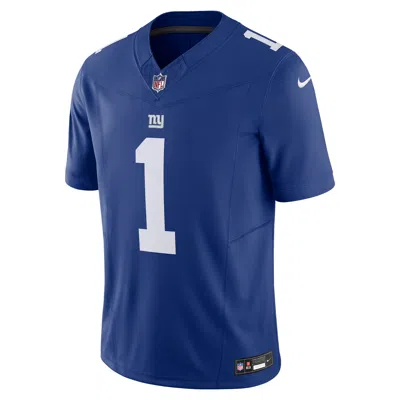 Nike Malik Nabers New York Giants  Men's Dri-fit Nfl Limited Jersey In Blue