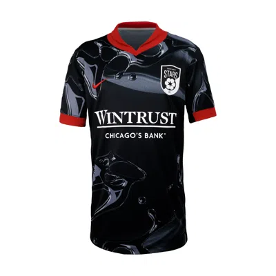 Nike Mallory Swanson Chicago Stars Fc 2025 Stadium Away Big Kids'  Dri-fit Nwsl Replica Jersey In Black