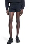 Nike 2 Pockets Boxer Swimsuit With Logo-print In Black