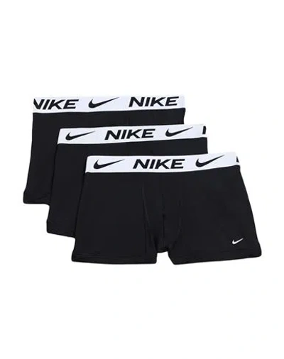 Nike Man Boxer Black Size L Recycled Polyester, Elastane