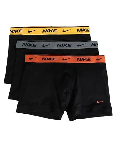 Nike Man Boxer Black Size Xl Cotton, Elastane