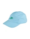 Nike Man Hat Sky Blue Size M/l Cotton, Nylon, Elastane