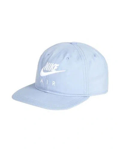 Nike Man Hat Sky Blue Size Onesize Polyester