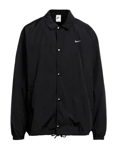 NIKE NIKE MAN JACKET BLACK SIZE M POLYESTER