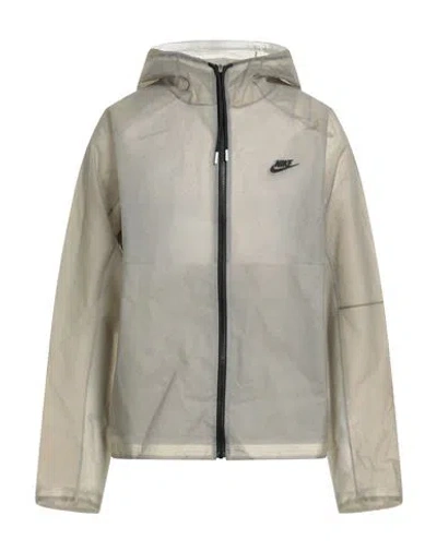 Nike Man Jacket Grey Size M Thermoplastic Polyurethane, Polyurethane