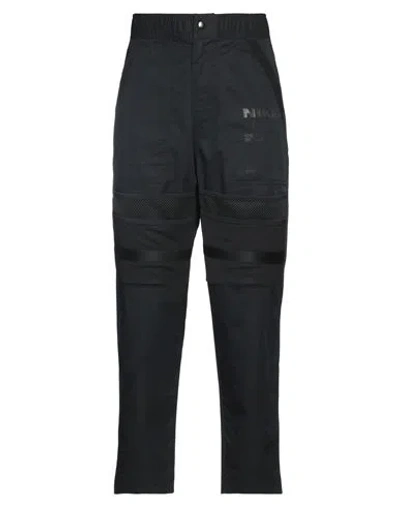Nike Man Pants Black Size Xl Cotton, Polyester