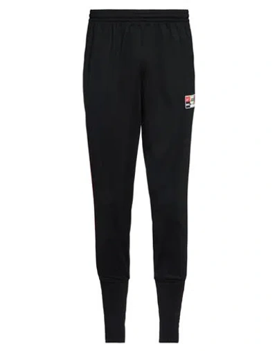Nike Man Pants Black Size Xl Polyester, Elastane