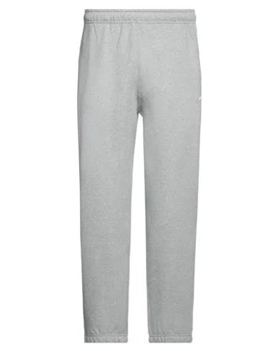 Nike Man Pants Light Grey Size M Cotton, Polyester