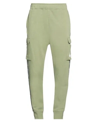 Nike Man Pants Sage Green Size Xl Cotton, Polyester